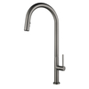 Sly China Fournisseur Brossé Gun Metal 304 Mélange de robinet d'évier à handle