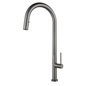 Sly China Fournisseur Brossé Gun Metal 304 Mélange de robinet d'évier à handle