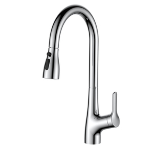 Robinet de cuisine malin chromé