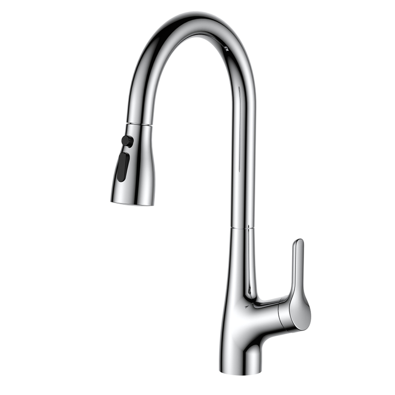 Robinet de cuisine malin chromé