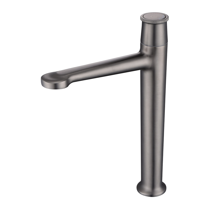 Sly en laiton mat à manche simple noir un trou à une cascade chaude et froide lavabne de robinet salle de bain