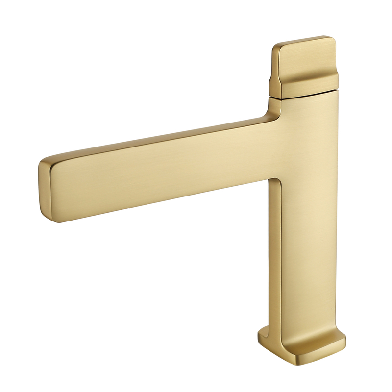 Bromé en laiton Chrome Waterfall Lever Mixer Tap Robinet de lavabo de salle de bain à trou unique