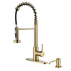 Robinet de cuisine nickel brossé sournois
