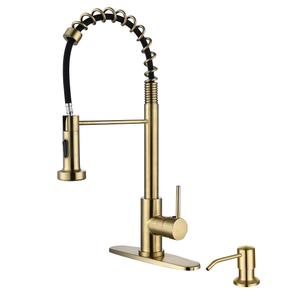 Robinet de cuisine nickel brossé sournois
