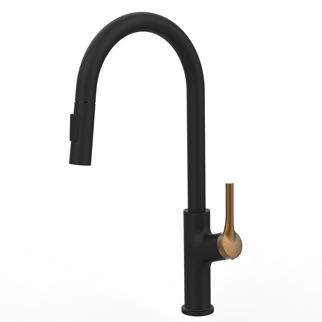 Robinet de lavabo sournois sournois avec montant mural pulvérisateur Robinet de cuisine