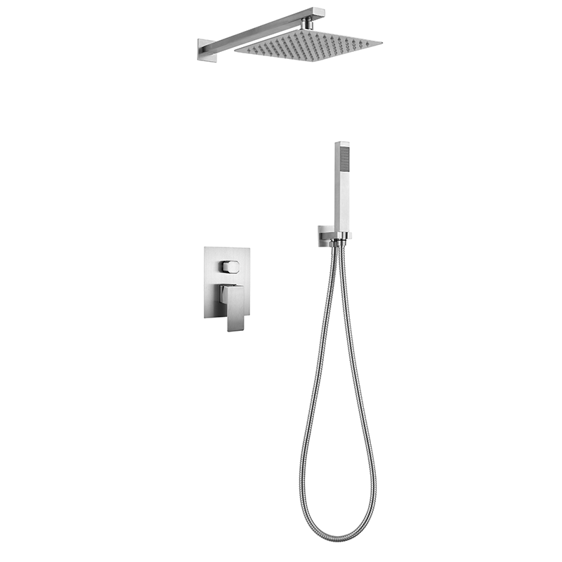Samliyu 2025 Nickel Hot Brackage Salle de bain Mélangeur de douche chaud et froid dans le mur
