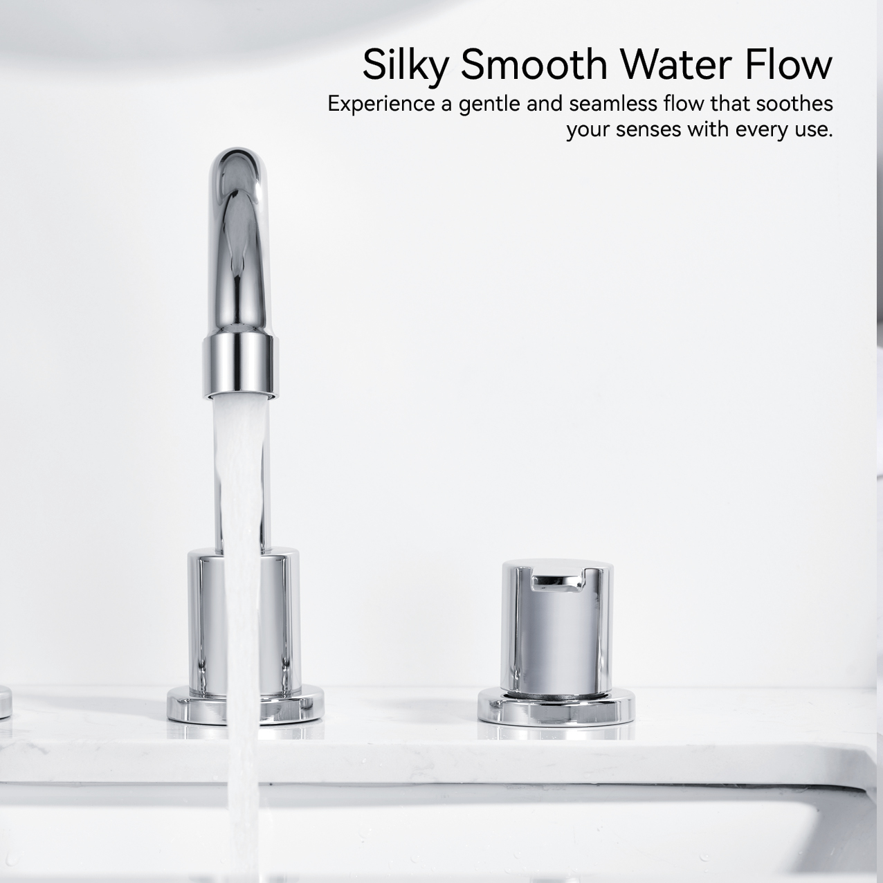 Fauteur de bassin de salle de bain sournois robinet de bassin de visage répandu Cupc Double manche 