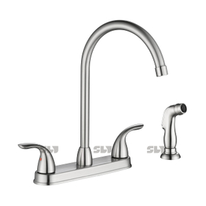 Robinet de cuisine sournois sournois avec pulvérisateur latéral