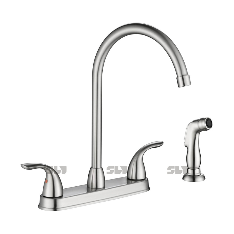 Robinet de cuisine sournois sournois avec pulvérisateur latéral