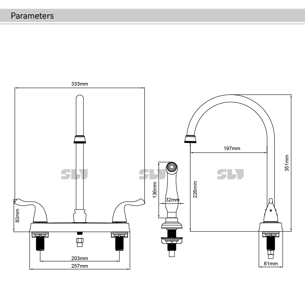 robinet de cuisine avec douchette extractible