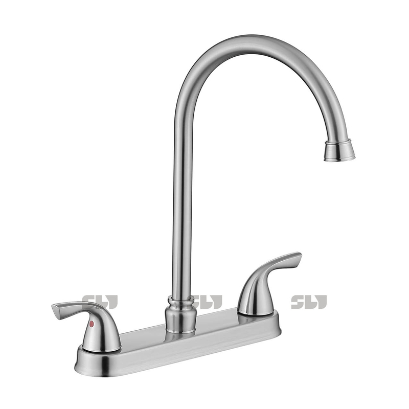 Nickel sournois brossé Cold et chaud du robinet de cuisine Watr Taper