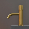 Boulangeur en laiton en laiton Brackaged Bascall Spout Bandleur Taps Gold Robinets Bathroom