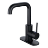 Robinet noir mat sournois
