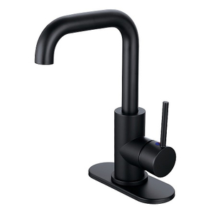 Robinet noir mat sournois