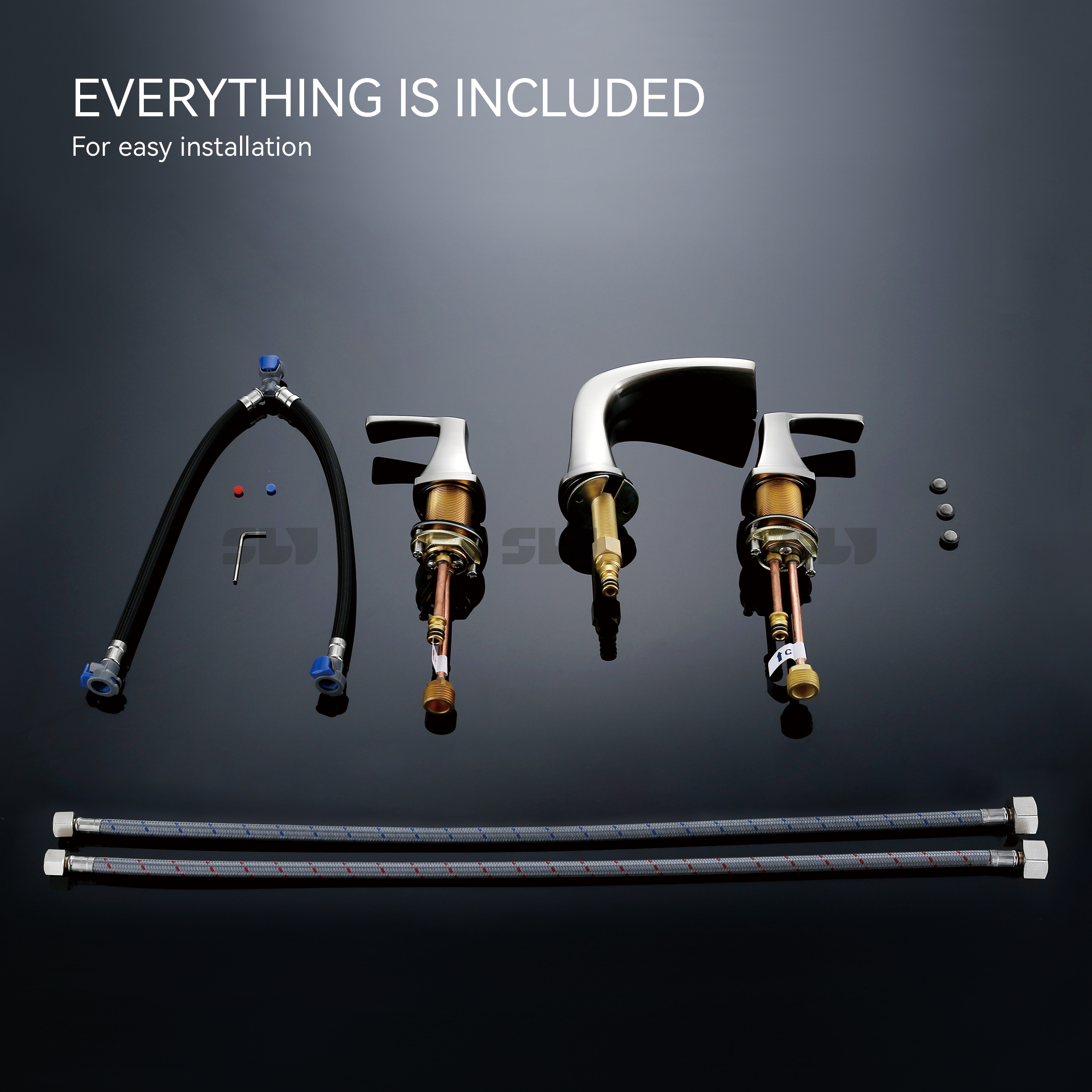 Robinet de vanit&eacute; 3 pi&egrave;ces