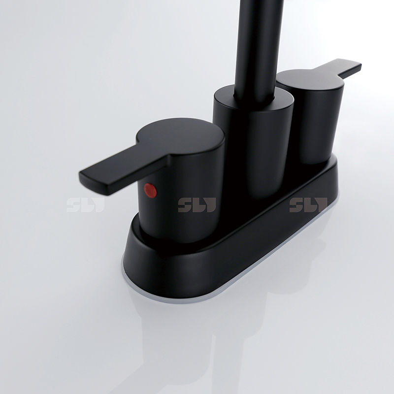 Lavabo de salle de bain à double poignée de luxe sournois
