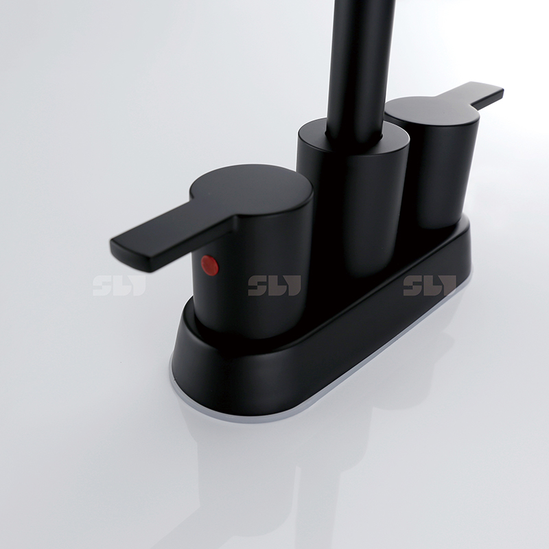Lavabo de salle de bain à double poignée de luxe sournois