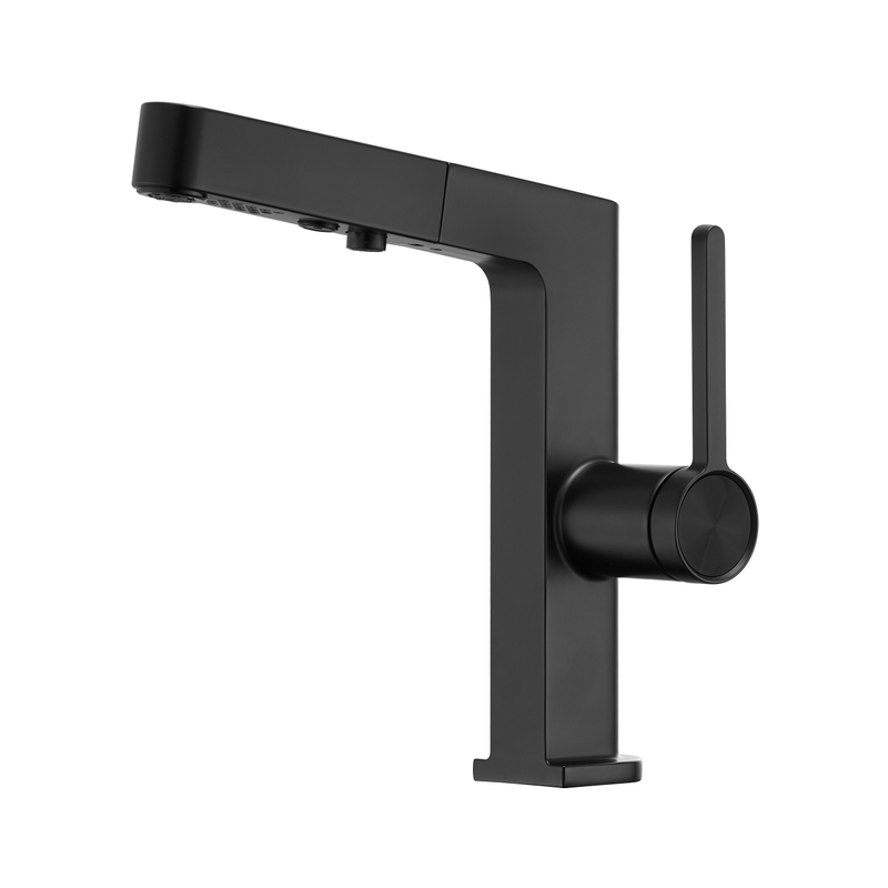 Sly Zinc Brossed Metal Motor Modern Salle Hole Handle Handle Robinets Évier Bouetteurs Taps