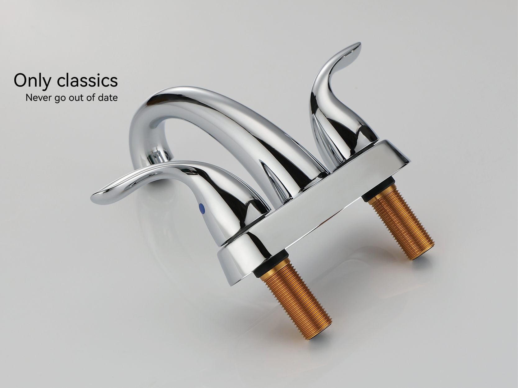 robinet de salle de bain en bronze