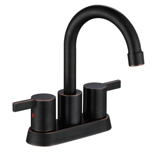 Mélangeur de lavabo de salle de bain en nickel brossé sournois sournois