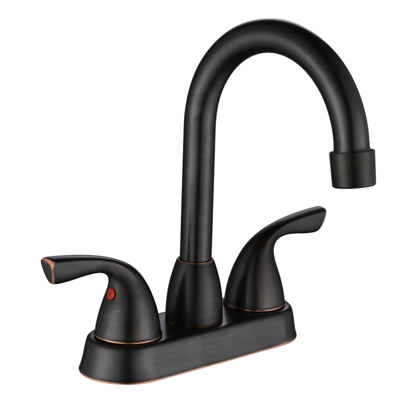 Robinet de salle de bain à double poignée moderne de luxe sournois sournois