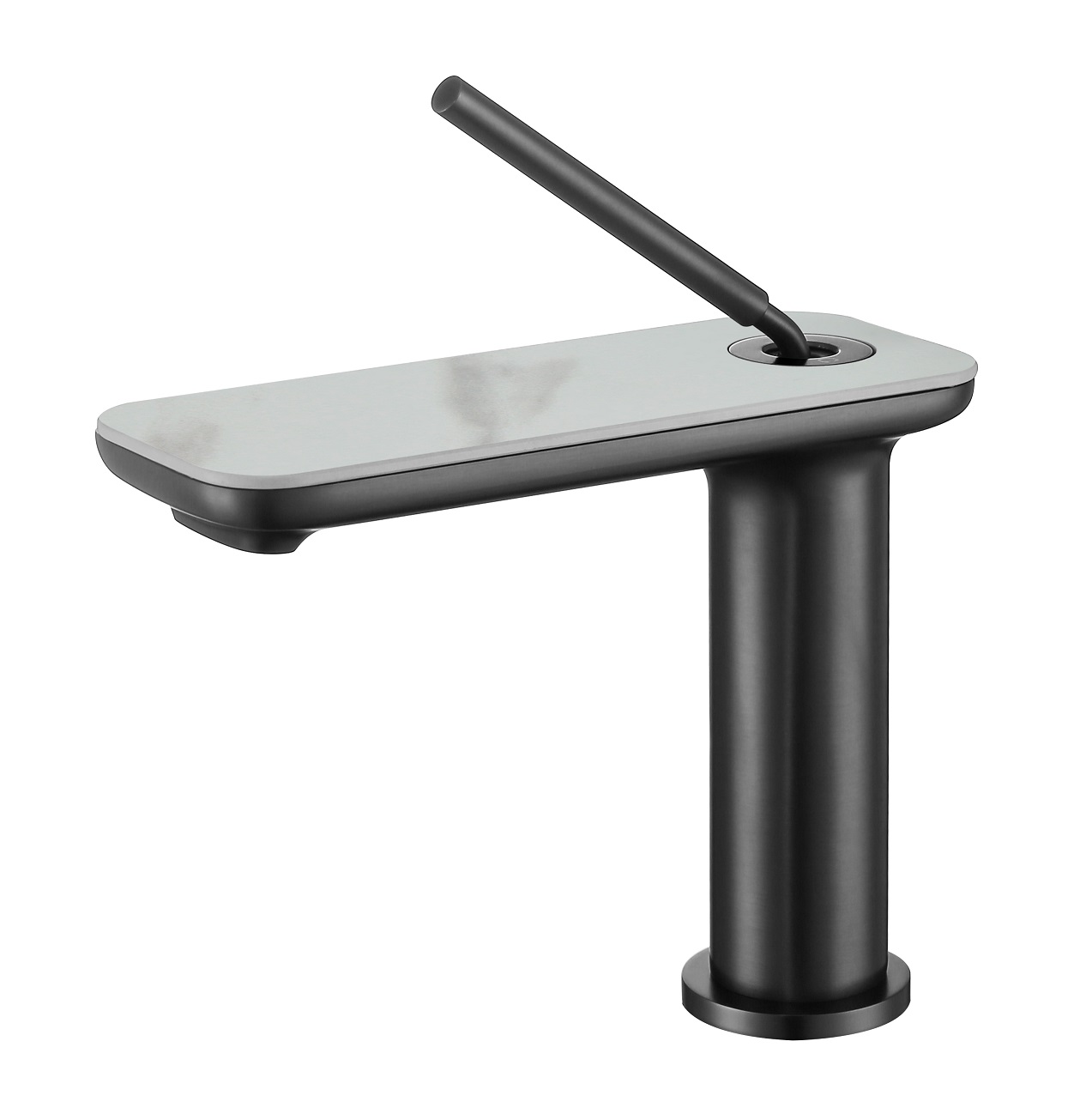 Faupe de lavabo de salle de bain moderne en laiton en laiton en laiton