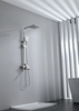 Samliyu 3 fonctions salle de bain noire mate définie système de douche extérieure extérieure