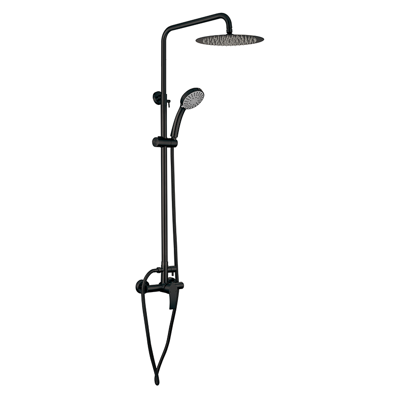 Samliyu 304 Brossé en acier inoxydable mural robinet de pluie douche exposée pour salle de bain