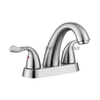 Nickel brossé chaud et froid nickel à deux manches robinet lavabo bassin 