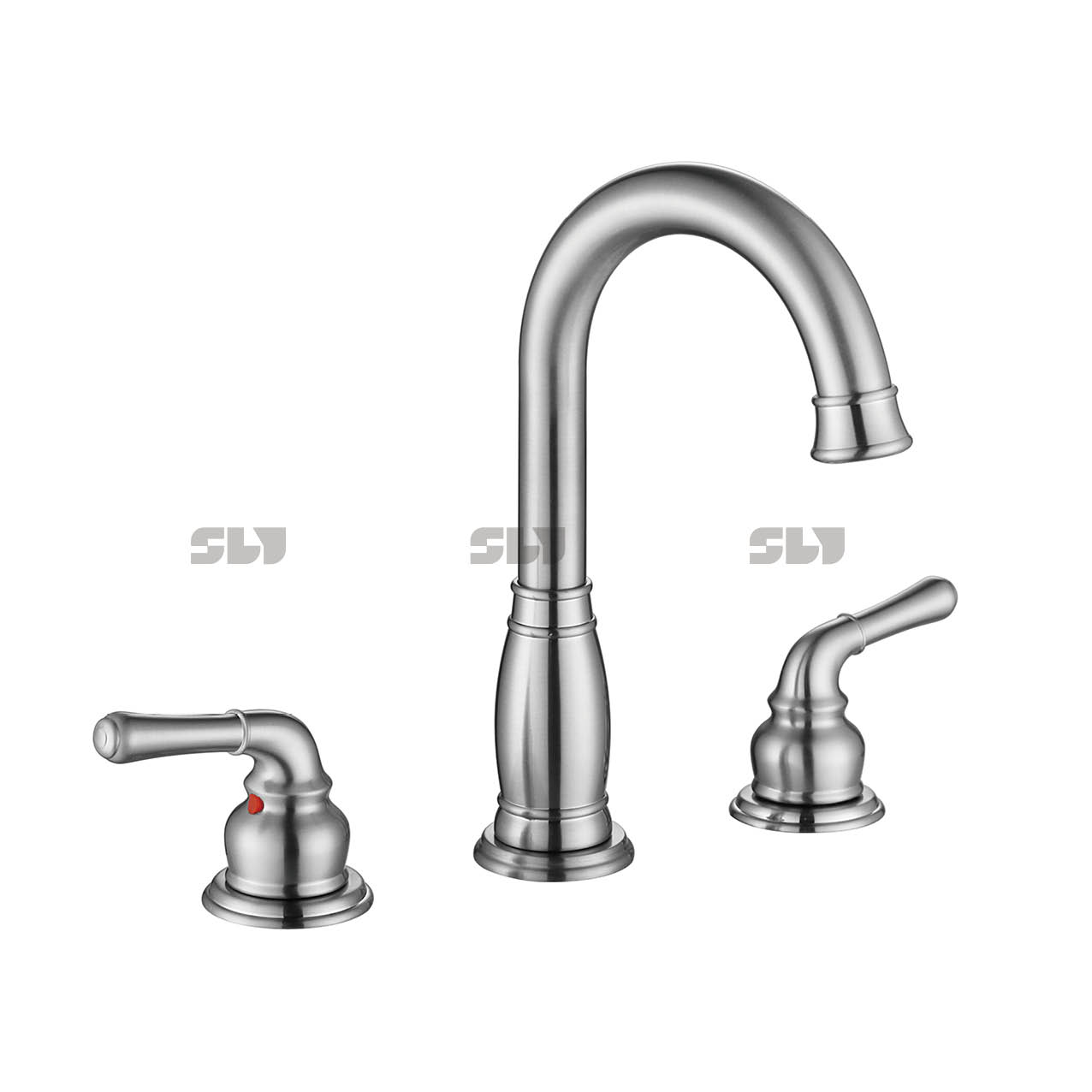 Robinet sournois sournois Basin de robinet de robinet répandu à 3 trous