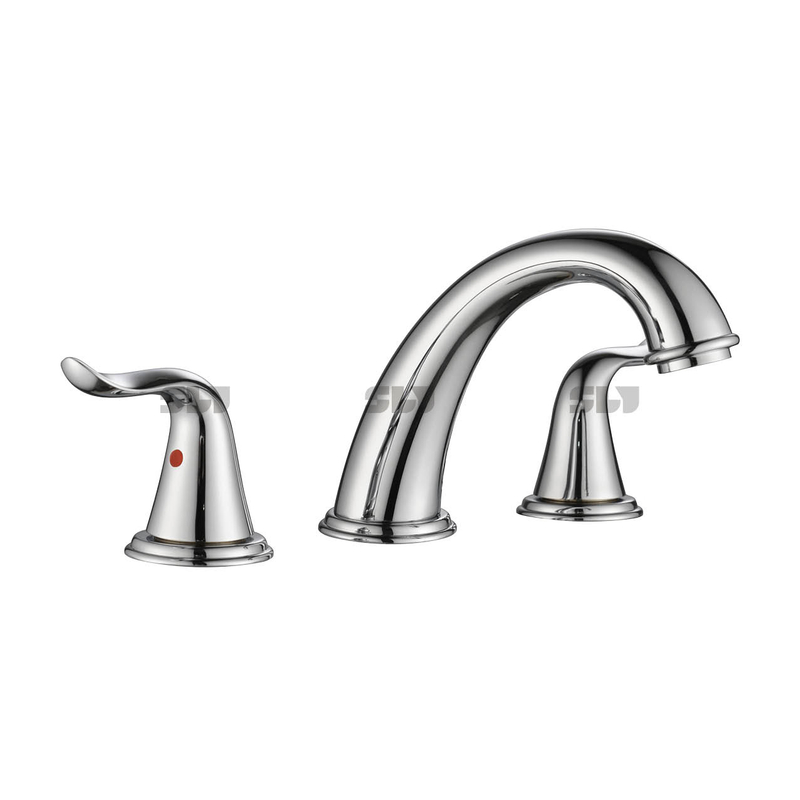 Robinet mitigeur de lavabo brossé SLY Robinet de lavabo à double poignée