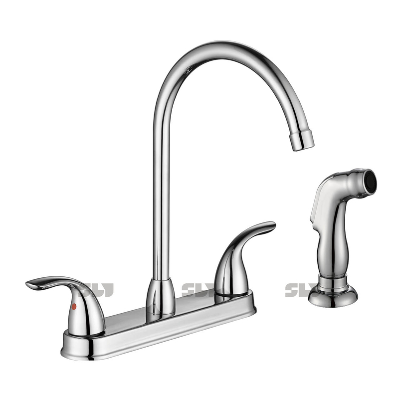 Robinet de cuisine sournois sournois avec pulvérisateur latéral