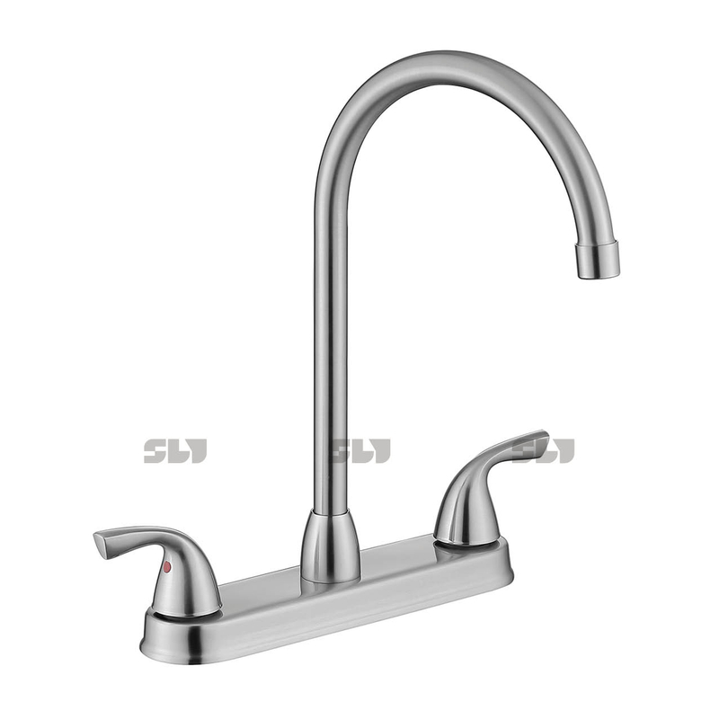 Baucheur à eau chaude et froide de haute qualité robinet d'évier de cuisine monté sur pont monothérapie