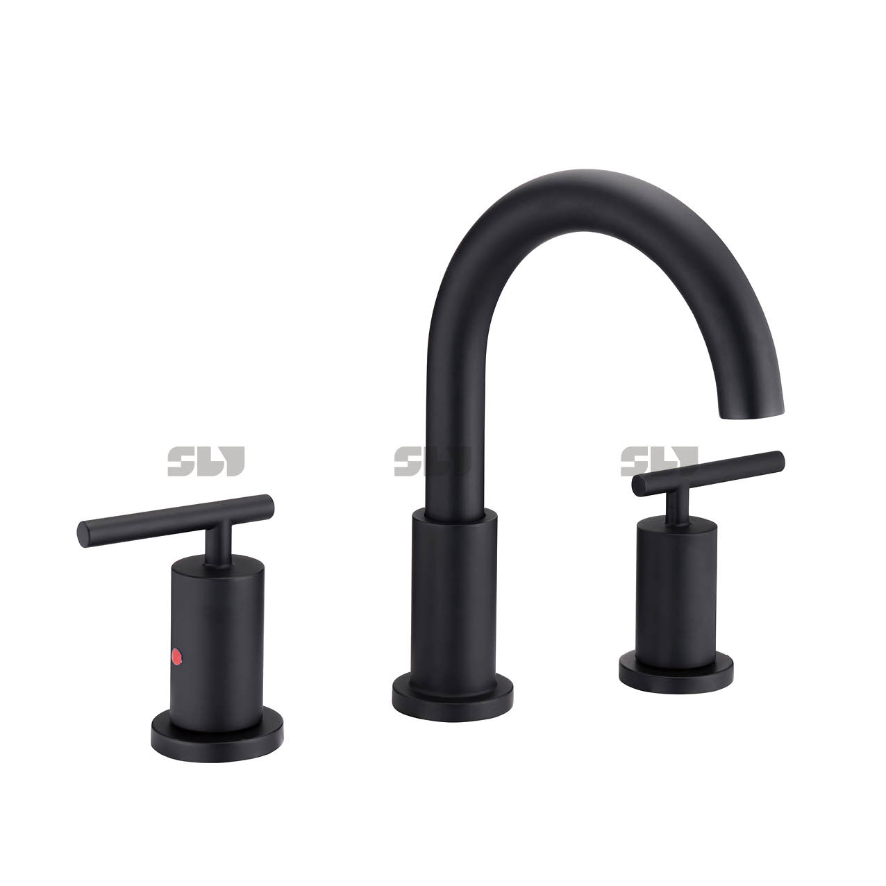 Sly Cupc Modern Widespread Wide Saving 3 trous Basin pour visage Basin Bath Bown Wash Basin Robinet 