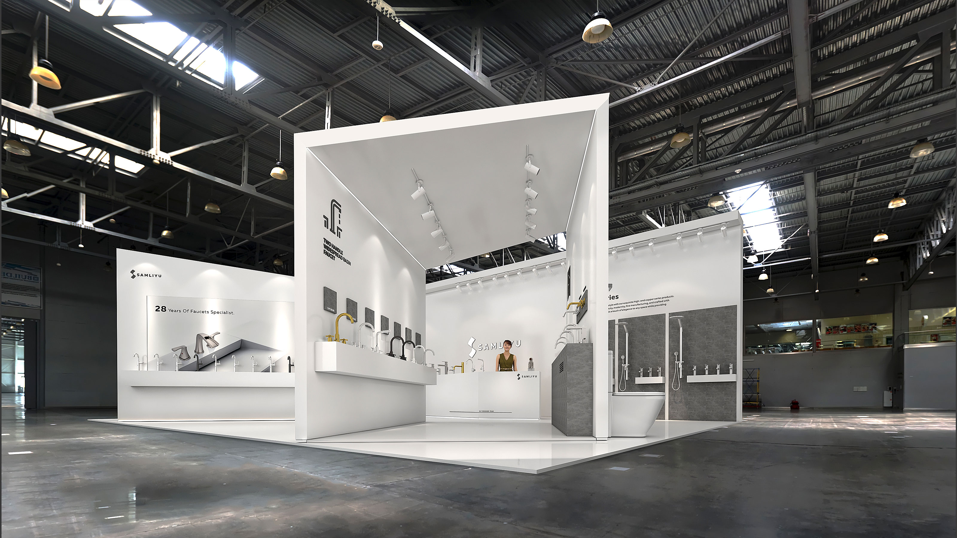 Salon de la cuisine et de la salle de bain de Shanghai