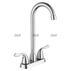 Robine de cuisine de salle de bain nickel brossé sournois sournois