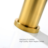 Boulangeur en laiton en laiton Brackaged Bascall Spout Bandleur Taps Gold Robinets Bathroom