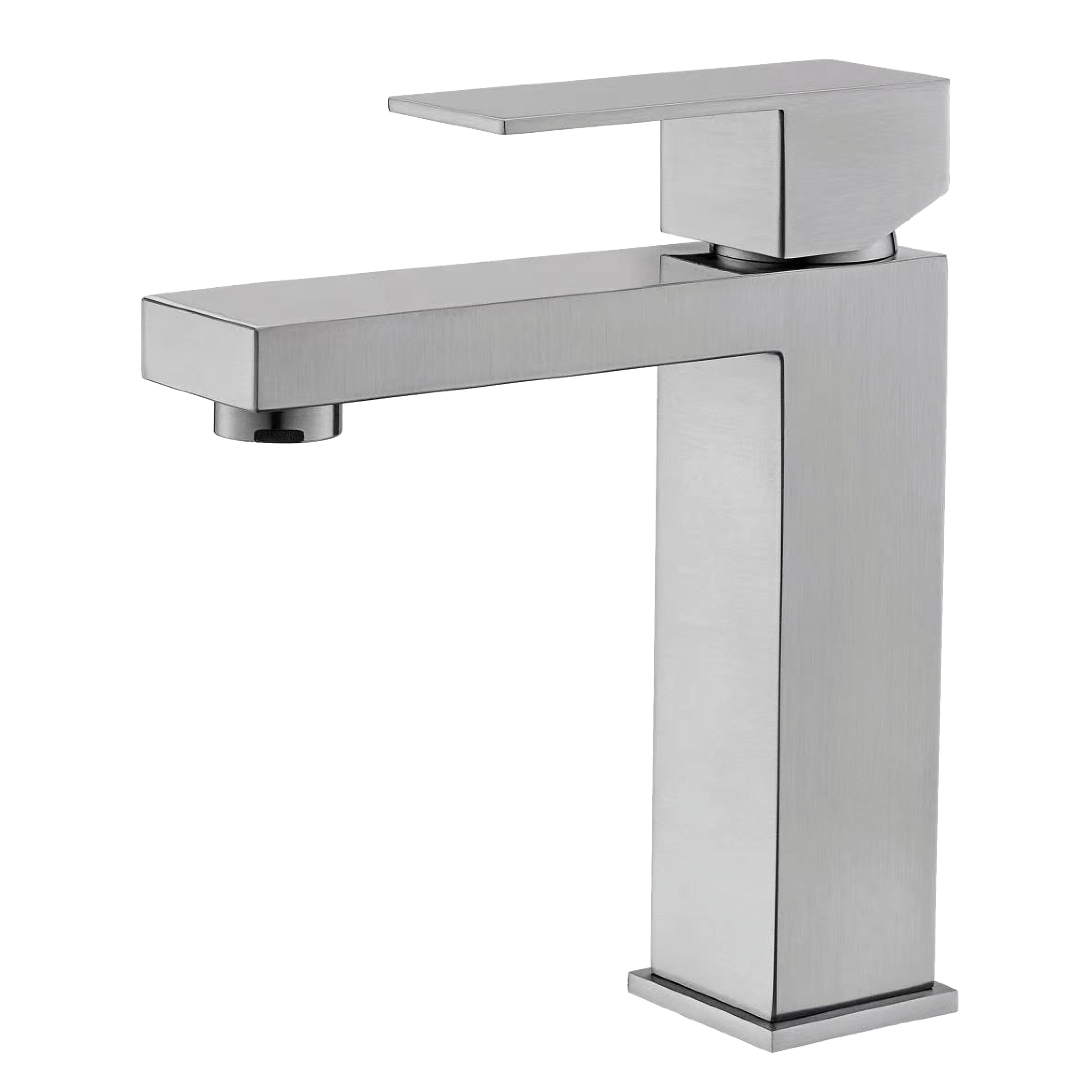 Robinet de salle de bain monomoral en acier inoxydable sournois Application en gros en gros