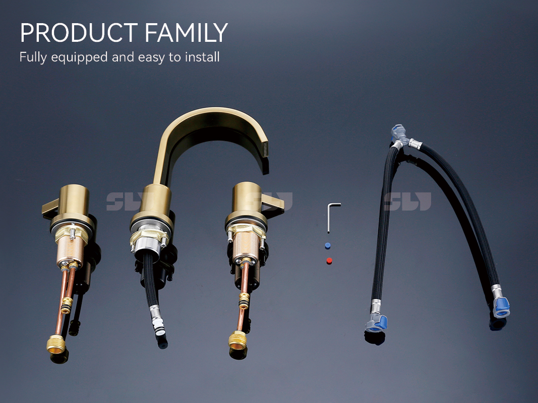 robinets de salle de bain finition nickel