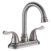 Sly Zinc Chrome Nouveau conception Double contrôle du bassin de salle de bain Robinet Cold Water