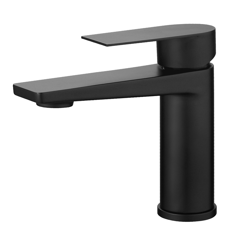 Robinet de salle de bain sournois un mélangeur de trou de paleur de pont de pont noir