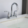 Robinet de salle de bain noir zinc mat pour les robinets de baignoire