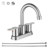 Nickel brossé en laiton un trou de cascade de cascade à un trou de bains à robinet de salle de bain simple robinet de bassin