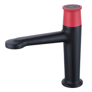 Robinets de bassin noir mate noire mate en laiton robe de salle de bain moderne robinet de salle de bain robinet de lavabo un trou