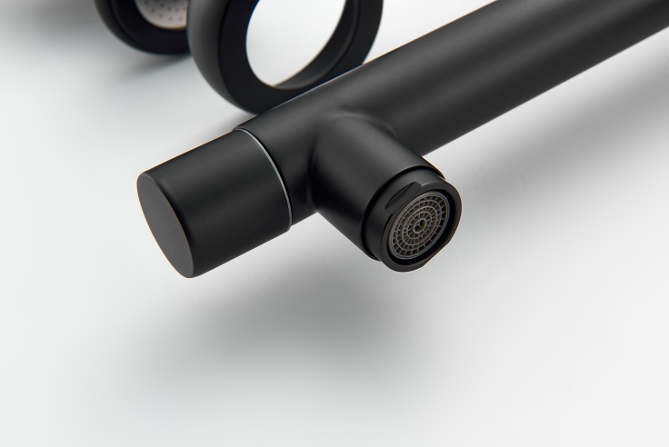 robinet de cuisine noir mat