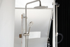 Système de douche de pluie Samliyu Ensemble 2 fonctions en acier inoxydable 304 SS Colonne de salle de bain 2 voies de douche mixeur