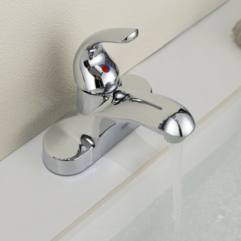 Samliyu Chrome Bathroom Bower Basin Robinet Tap Taper Boux de baignoire à eau froide et de douche Robinets de salle de bain