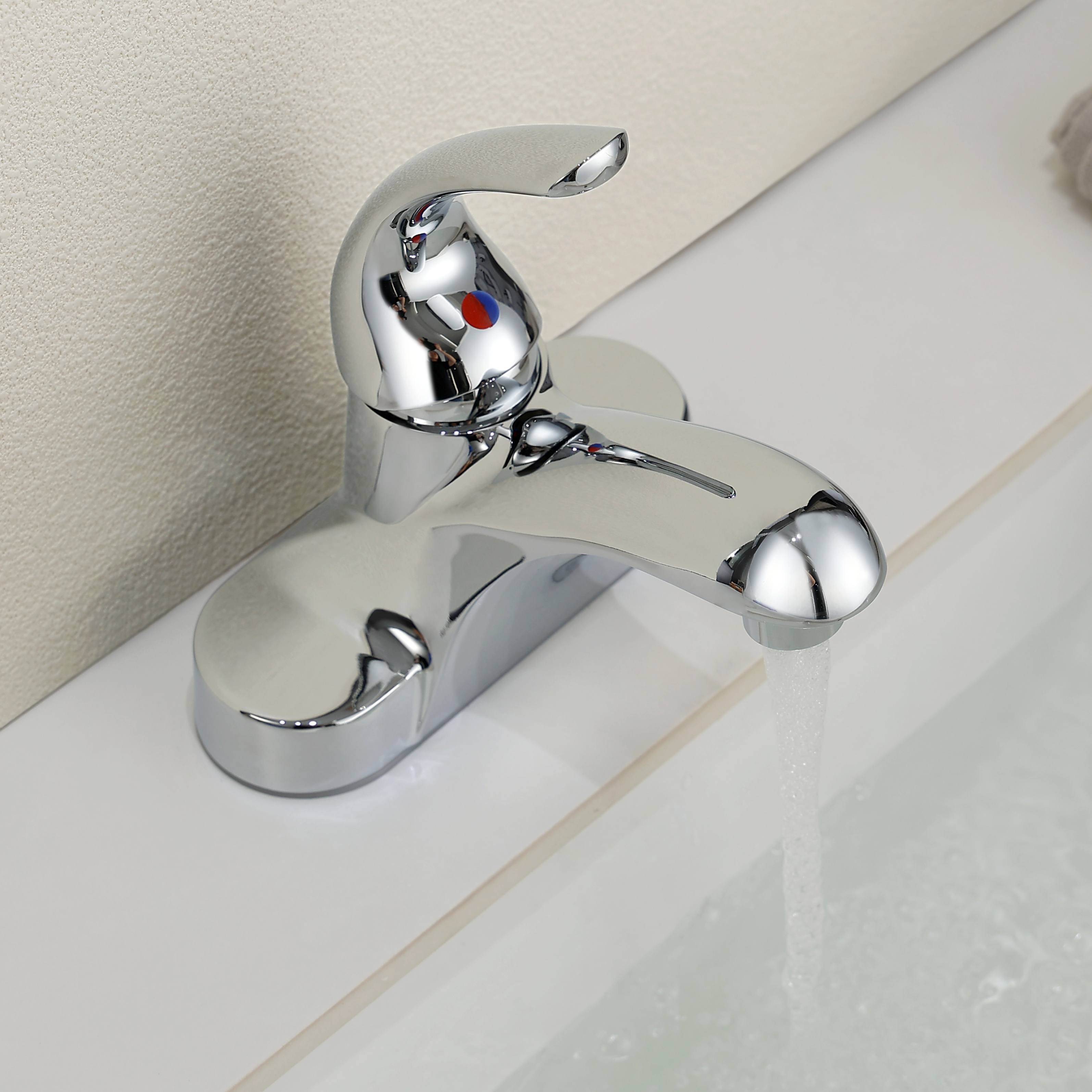 Samliyu Chrome Bathroom Bower Basin Robinet Tap Taper Boux de baignoire à eau froide et de douche Robinets de salle de bain