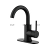 Robinet de bassin de salle de bain CupC moderne moderne monte de brome de toilette en acier inoxydable monté chromé robinet de bassin 