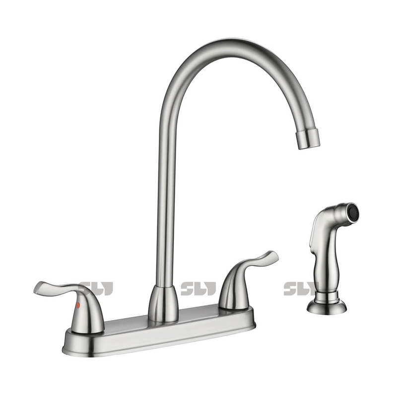 Robinet d'évier de cuisine sournois sournois avec pulvérisateur latéral
